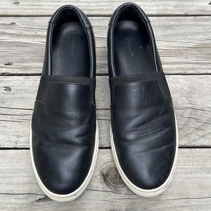 Balenciaga Men’s Black leather slip on sneaker EU 46 / US 12
